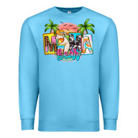 Ocean Blue mama bear summer Premium Sweatshirt - Zillion Design Studio