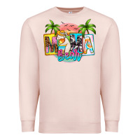 Pale Pink mama bear summer Premium Sweatshirt - Zillion Design Studio