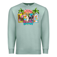 Seafoam mama bear summer Premium Sweatshirt - Zillion Design Studio