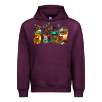 Mauve Wine rodeo coffee Urban Hoodie - Jasminsmagicworld