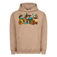 Pigment Burro rodeo coffee Urban Hoodie - Jasminsmagicworld