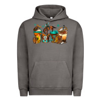 Pigment Tornado rodeo coffee Urban Hoodie - Jasminsmagicworld