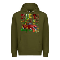 Army Green time to spruce things up Premium Hoodie - AdoDesignShop