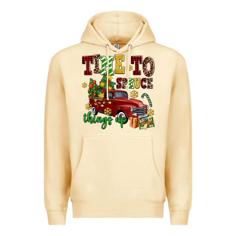 Time To Spruce Things Up Premium Hoodie by AdoDesignShop | Teevron