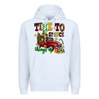 White time to spruce things up Premium Hoodie - AdoDesignShop