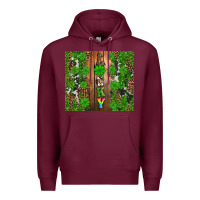 Burgundy lucky Premium Hoodie - Artiststas