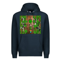 Navy lucky Premium Hoodie - Artiststas