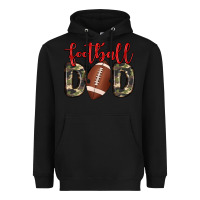 Black football dad Heavyweight Hoodie - Zillion Design Studio