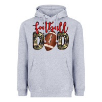 Heather Grey football dad Heavyweight Hoodie - Zillion Design Studio