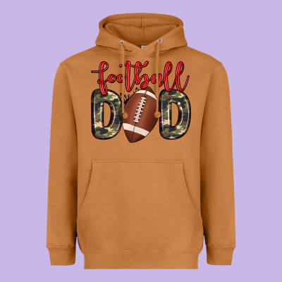 Football Dad Heavyweight Hoodie Designed By Zillion Design Studio