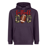 Plum football dad Heavyweight Hoodie - Zillion Design Studio