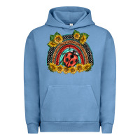 Pigment Pebble Blue ladybuy  rainbow Urban Hoodie - BarkalooDesign