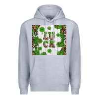 Heather Grey luck Premium Hoodie - Artiststas