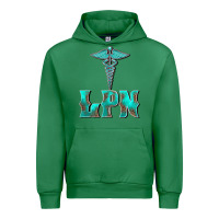 Emerald licensed practical nurse medical symbol Urban Hoodie - BarkalooDesign