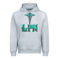 Heather Grey licensed practical nurse medical symbol Urban Hoodie - BarkalooDesign