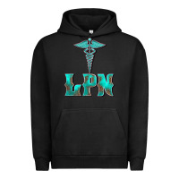 Pigment Black licensed practical nurse medical symbol Urban Hoodie - BarkalooDesign