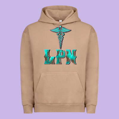 Licensed Practical Nurse Medical Symbol Urban Hoodie Designed By Barkaloodesign