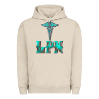 Pigment French Oak licensed practical nurse medical symbol Urban Hoodie - BarkalooDesign