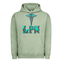 Pigment Oil Green licensed practical nurse medical symbol Urban Hoodie - BarkalooDesign
