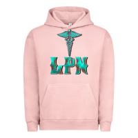 Pigment Salmon licensed practical nurse medical symbol Urban Hoodie - BarkalooDesign
