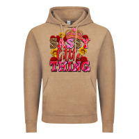 Vintage Coffee sassy little thing with crown Vintage Hoodie - AdoDesignShop