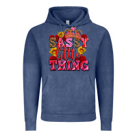 Vintage Denim sassy little thing with crown Vintage Hoodie - AdoDesignShop