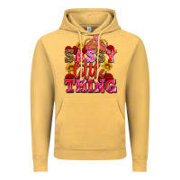 Vintage Mustard sassy little thing with crown Vintage Hoodie - AdoDesignShop