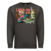 Smoke living on lake time Premium Sweatshirt - Zillion Design Studio