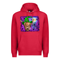 Cardinal highland cow halloween Premium Hoodie - JahusDesignShop