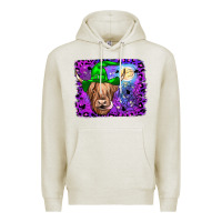 Oatmeal Heather highland cow halloween Premium Hoodie - JahusDesignShop