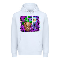 White highland cow halloween Premium Hoodie - JahusDesignShop