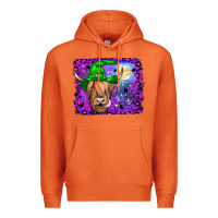 Carrot highland cow halloween Premium Hoodie - JahusDesignShop