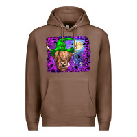 Chestnut highland cow halloween Premium Hoodie - JahusDesignShop