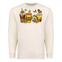 Sandshell butterfly coffee cups Premium Sweatshirt - Zillion Design Studio