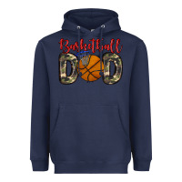 Navy basketball dad Heavyweight Hoodie - Zillion Design Studio
