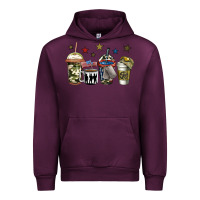 Mauve Wine army coffee Urban Hoodie - Jasminsmagicworld