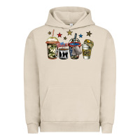 Pigment French Oak army coffee Urban Hoodie - Jasminsmagicworld