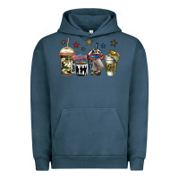 Pigment Midnight Navy army coffee Urban Hoodie - Jasminsmagicworld