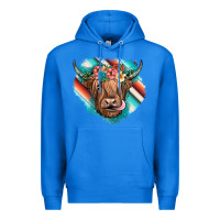 True Royal highland cow serape Premium Hoodie - JahusDesignShop
