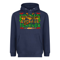 Navy nacho average teacher Heavyweight Hoodie - texasbilliewilder