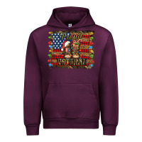 Mauve Wine proud veteran christmas army Urban Hoodie - Jasminsmagicworld