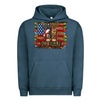 Pigment Midnight Navy proud veteran christmas army Urban Hoodie - Jasminsmagicworld