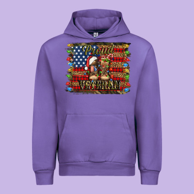 Proud Veteran Christmas Army Urban Hoodie Designed By Jasminsmagicworld