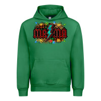 Emerald lightning bolt mama christmas Urban Hoodie - Jasminsmagicworld