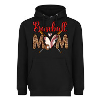 Black baseball mom Heavyweight Hoodie - Zillion Design Studio