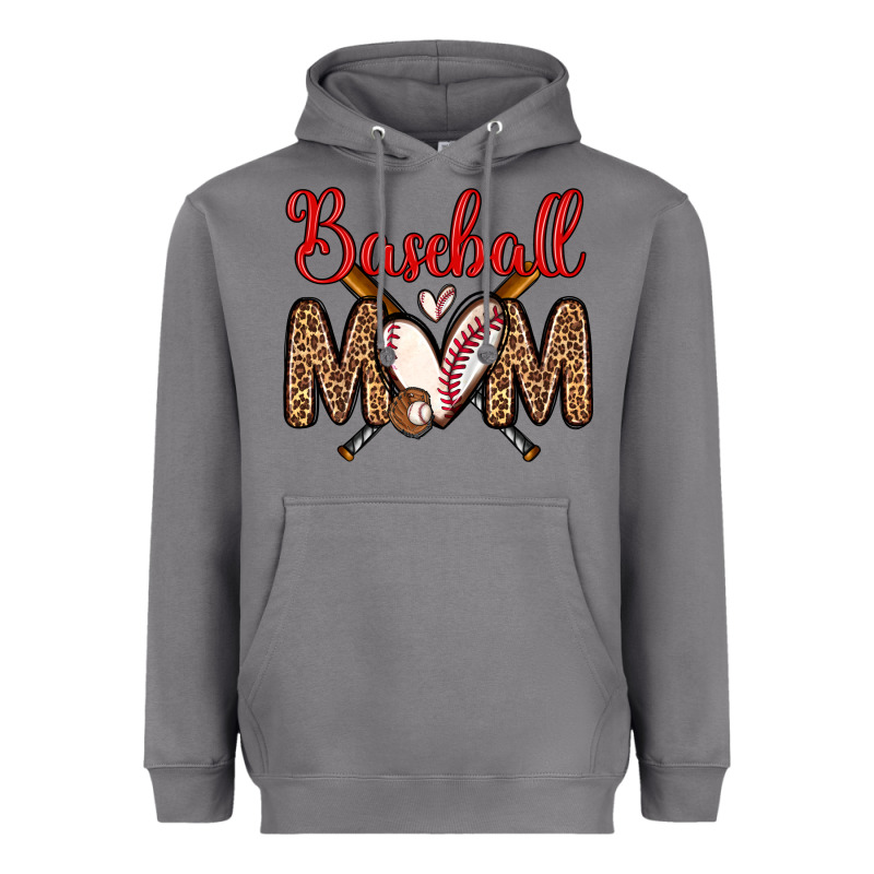 Baseball Mom Heavyweight Hoodie by Zillion Design Studio | Teevron
