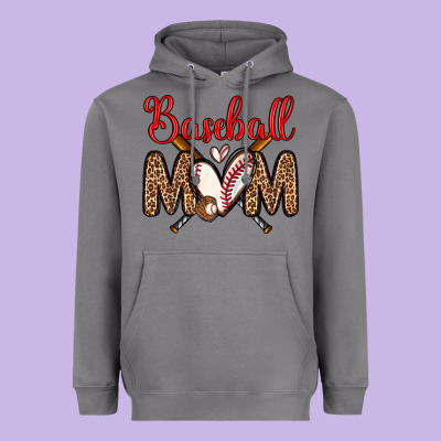 Baseball Mom Heavyweight Hoodie Designed By Zillion Design Studio