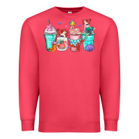 Cardinal ariel coffee cups Premium Sweatshirt - Zillion Design Studio