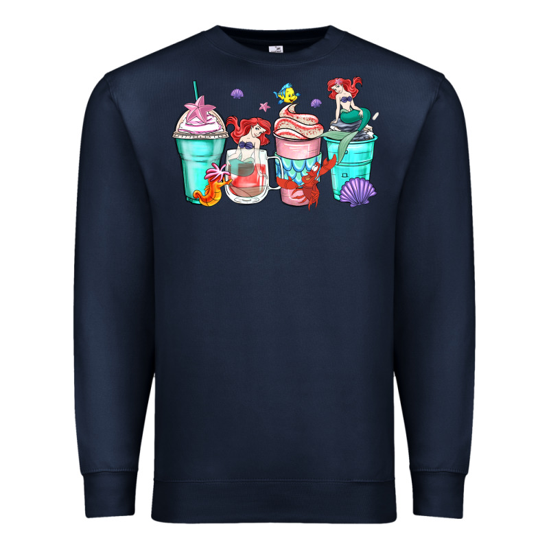 Ariel Coffee Cups Premium Sweatshirt by Zillion Design Studio | Teevron