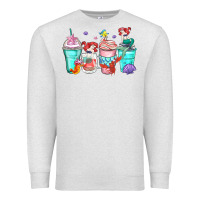 Oatmeal Heather ariel coffee cups Premium Sweatshirt - Zillion Design Studio